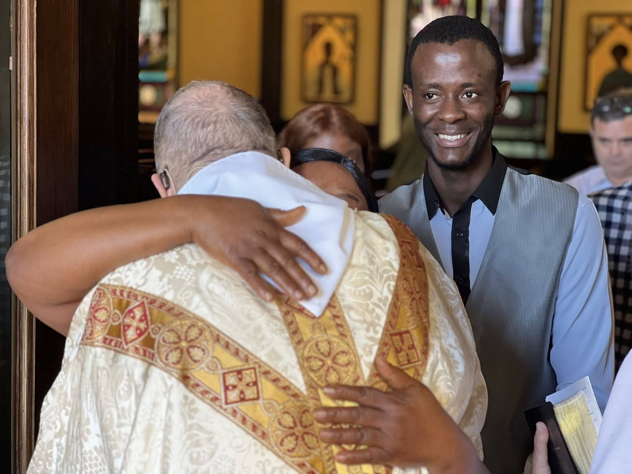 A welcome scene at St. Luke's Episcopal Church